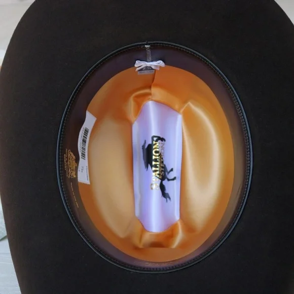 Stetson 3X Chocolate Wool Cowboy Hat - Oak Ridge - Picture 4 of 5